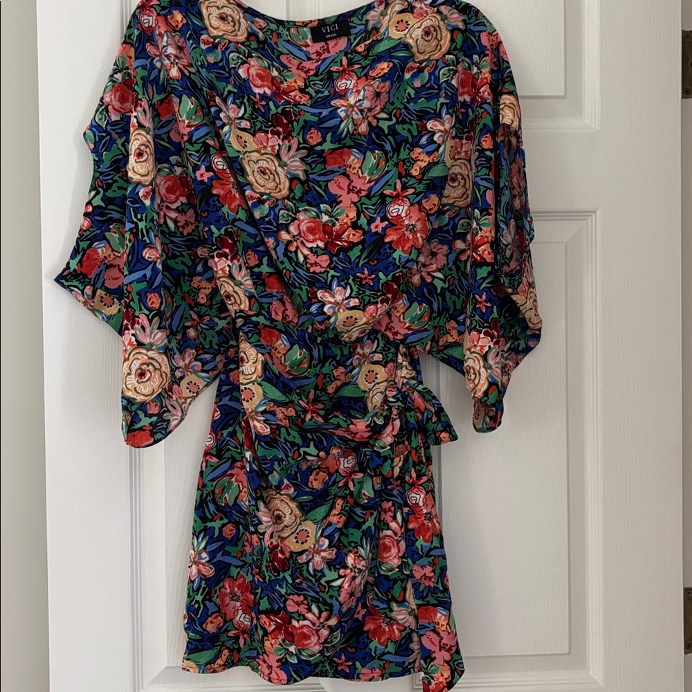 Vici Wrap Floral Dress